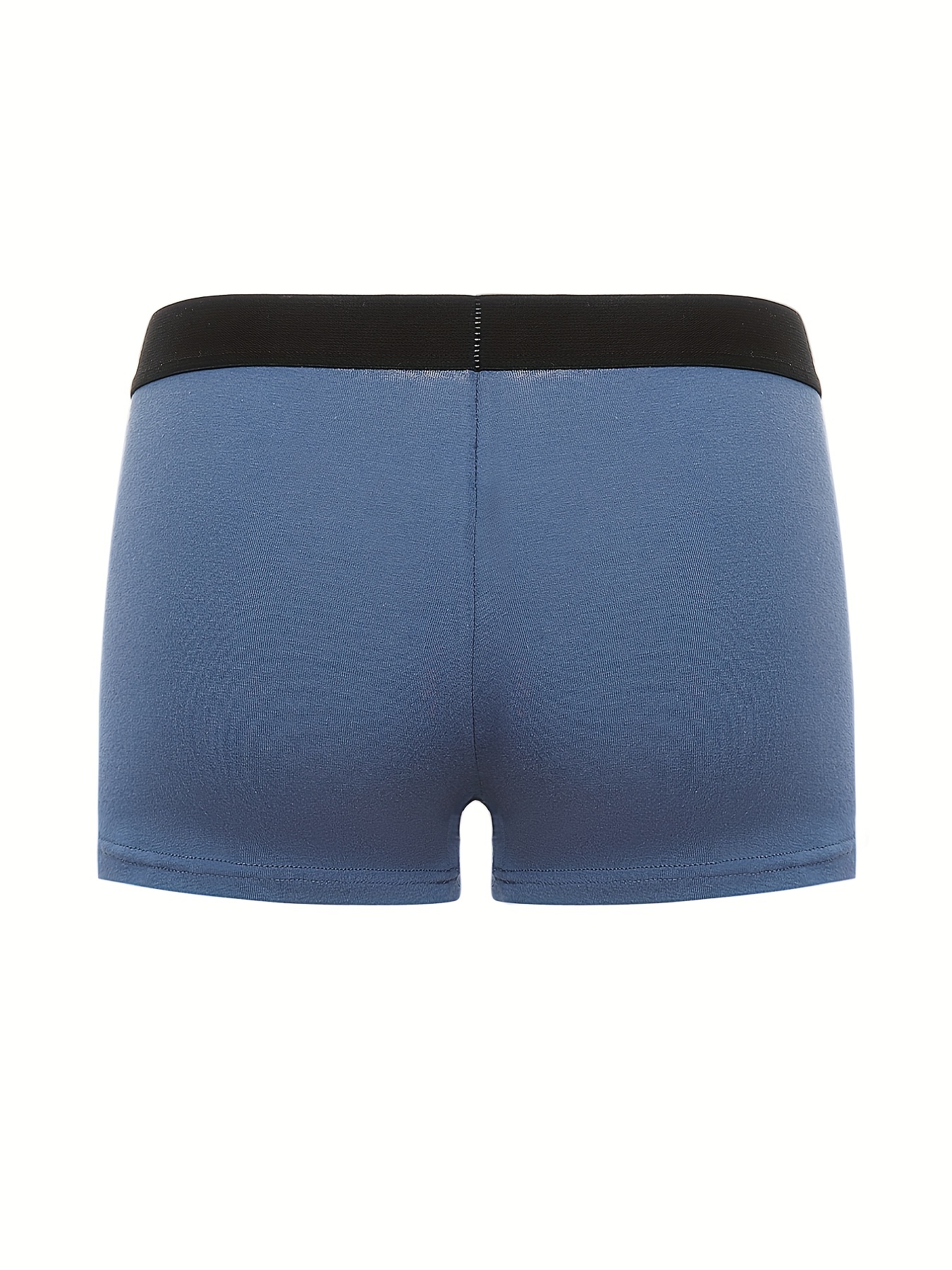 4 Pack Plus Size Boyshort Panties Set Solid Women's Underwear