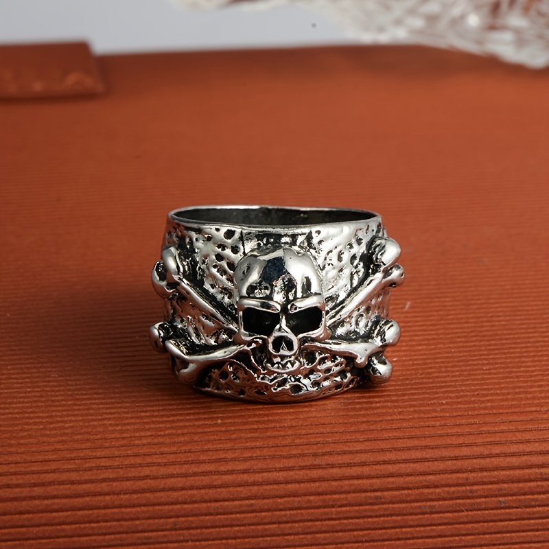 1pc Bague Motif Pirate R tro M di val Vintage Gothique Temu