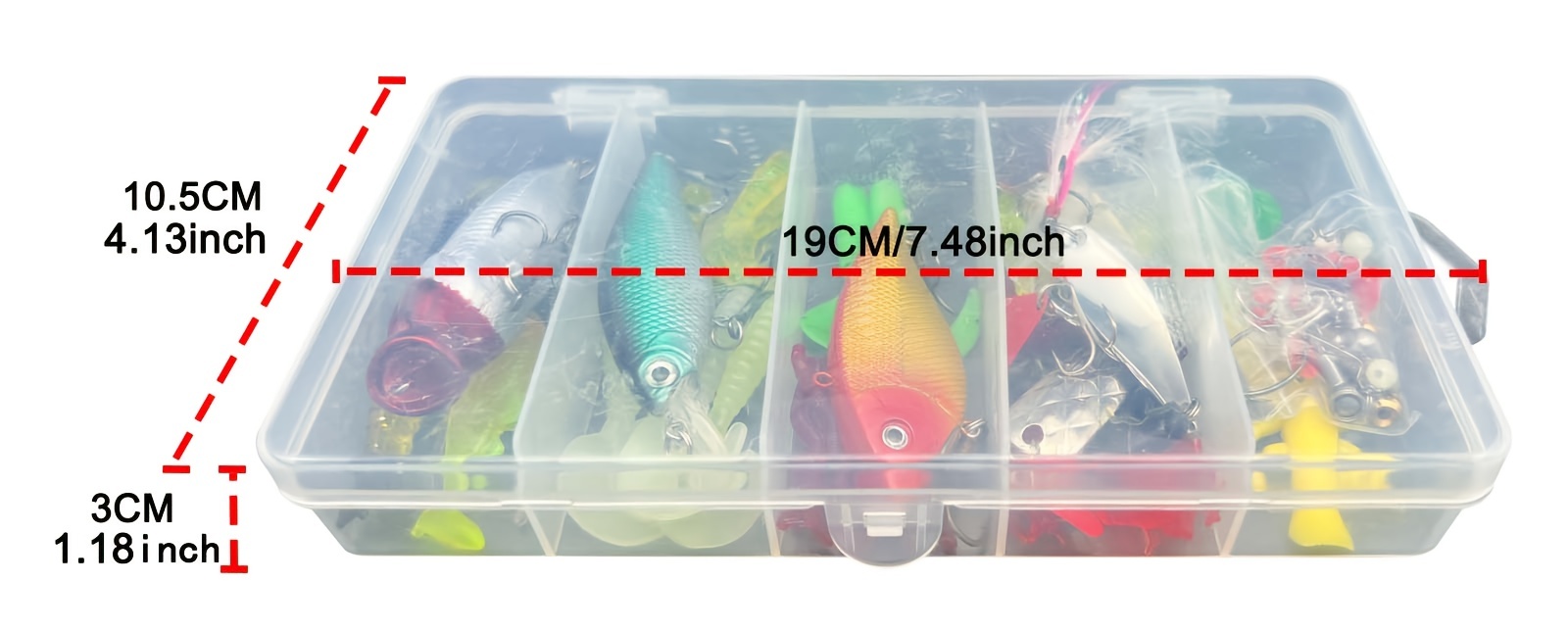 Fishing Lure Set Kit Bass Minnow Popper Spinner Baits Crankbaits Lot 10pcs  0.25oz/4.3 inch Minnow Hooks Plastic Fishing Lures