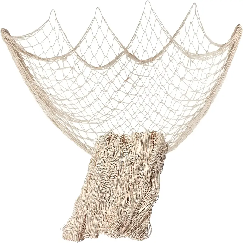 Cheap 2Pcs Decorative Fishing Nets Hanging Ornaments Extra-Large