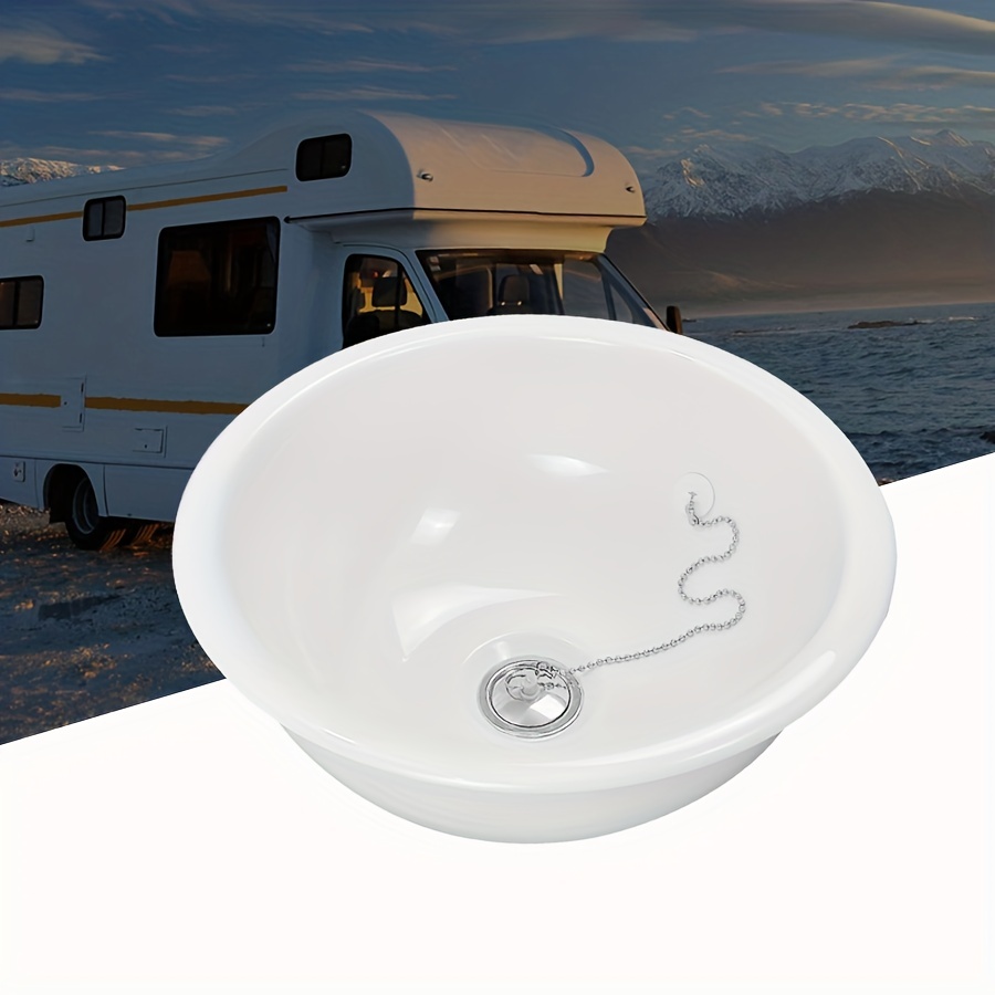 

Rv Round Washbasin, Bathroom Washbasin Embedded In Acrylic Abs Blister Parts, Can Be Used In Campers And Yachts