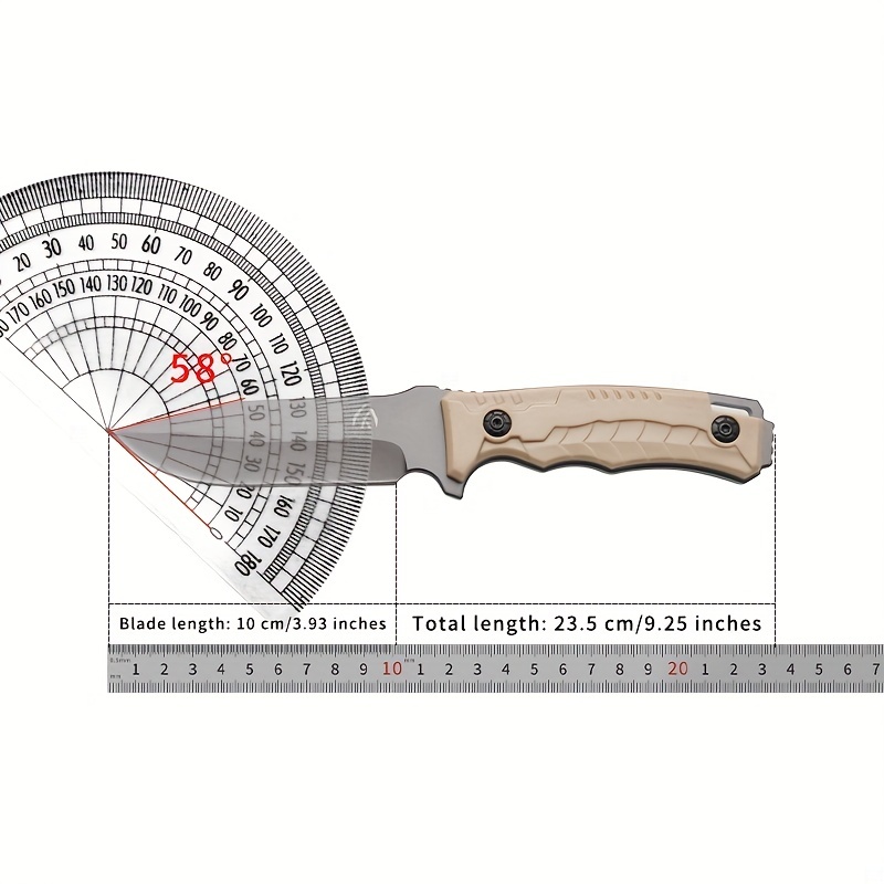 High quality 7cr13mov Steel Outdoor Camping Hiking Knife G10 - Temu