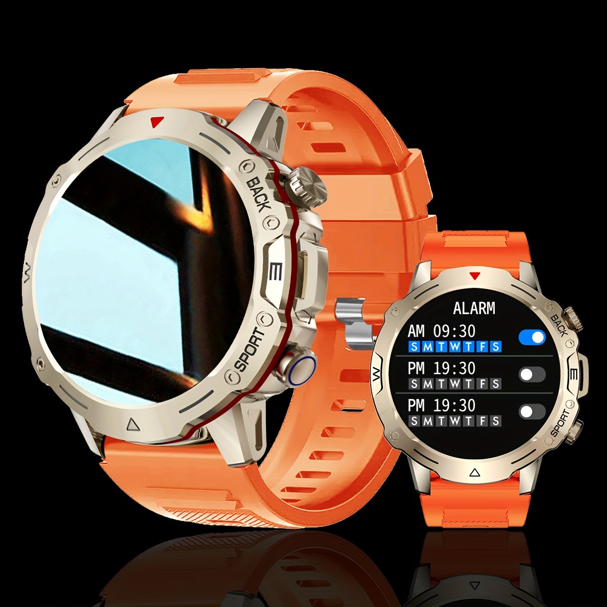 Smartwatch,Reloj Inteligente Mujer Hombre con Llamadas,Pulsera Actividad  con Pulsómetro Monitor de Sueño,Notificaciones Inteligentes,Podómetro,8  Modos Deporte Reloj Deportivo Hombre para Android iOS : :  Electrónica