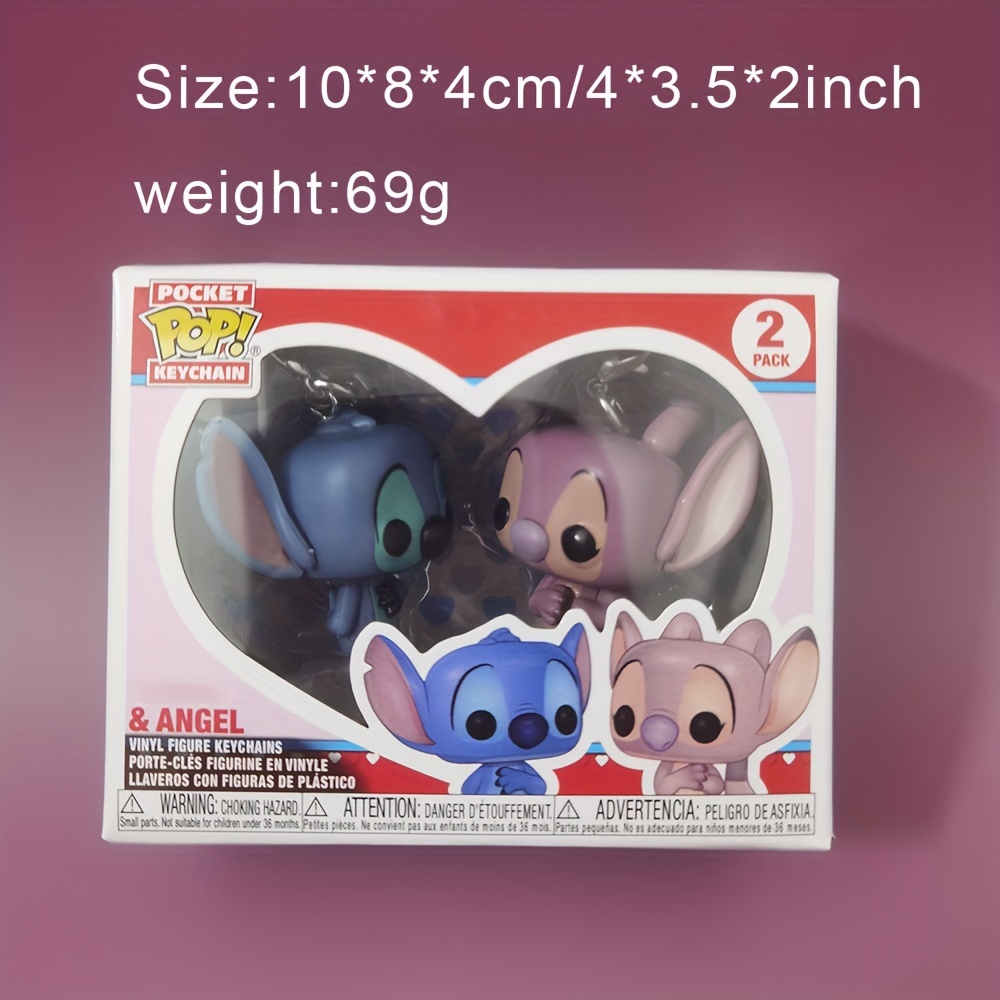  FUNKO POP! KEYCHAIN: Lilo & Stitch - Stitch & Angel 2PK : Toys  & Games