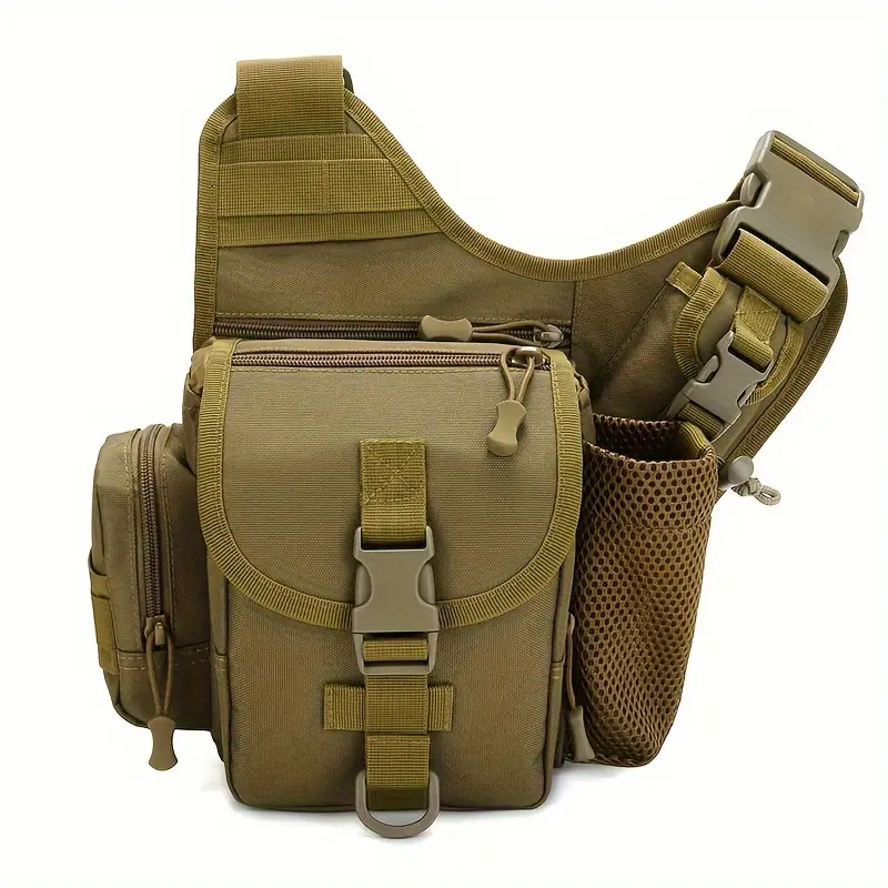 Outdoor Shoulder Bag Camouflage Sling Bag Fishing Tackle Bag - Temu