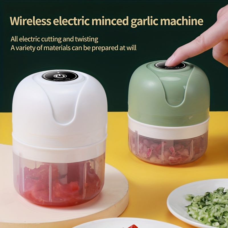 Portable Garlic Chopper With Usb Mini Food Processor For - Temu
