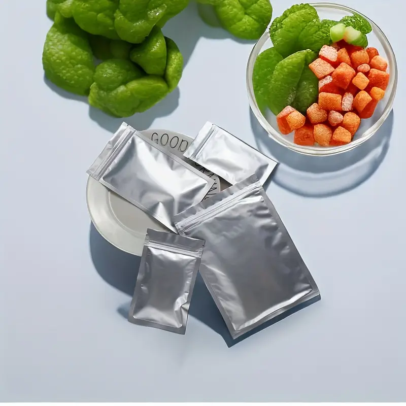 Mylar Bags For Food Storage Resealable Smell Proof Bags - Temu