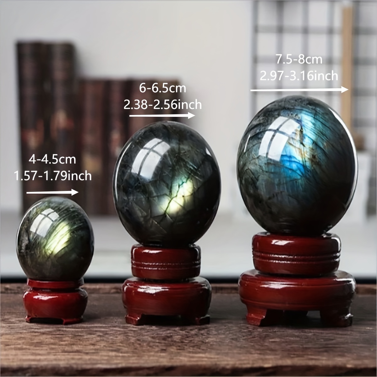 Boule de cristal Globe Feng Shui, Boule de cristal bleu Feng Shui