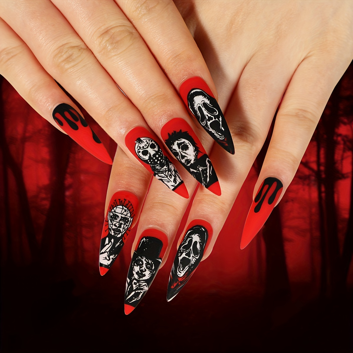 Wearable Fake Nails - Fun Nail Art for Halloween 