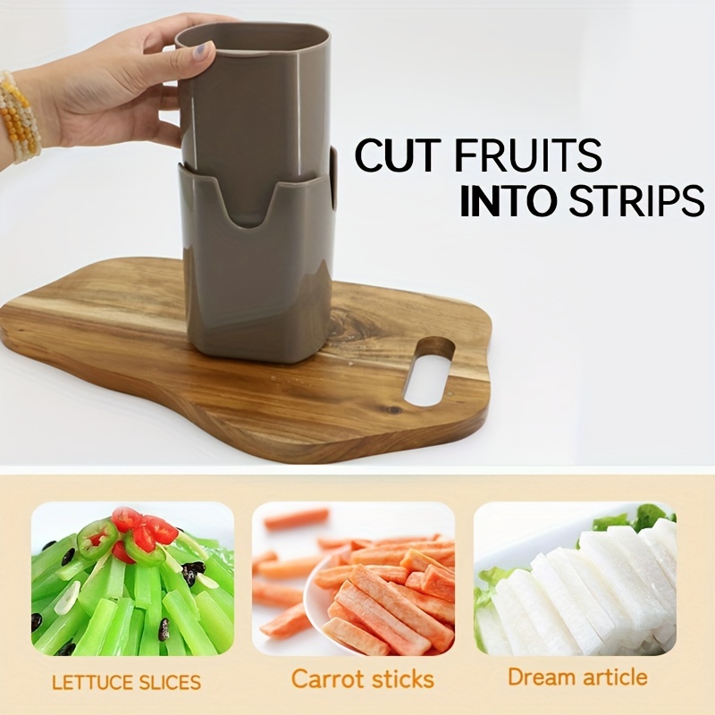 Cucumber Strip Cutter, Manual French Fries Chopper, Creative Fruit Divider,  Vegetable Divider, Fruit Chopper, Kitchen Vegetable Chopper, Onion Chopper,  Fruit Shredders, Potato Shredders, Fruit Cutter, Vegetable Cutter, Kitchen  Tools - Temu