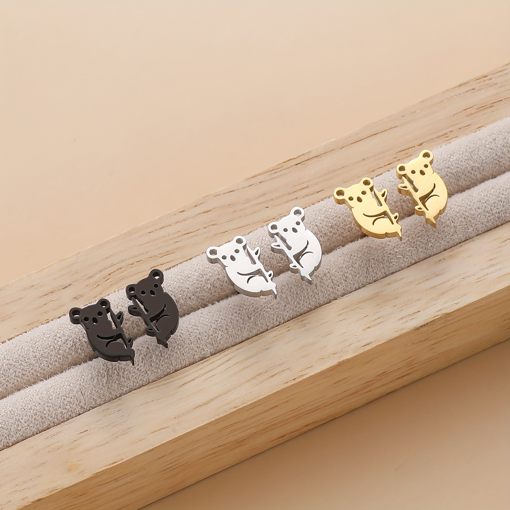 Orecchini Koala – Gioielli A Forma Di Koala, Regalo Simpatico Per Amanti Degli Animali