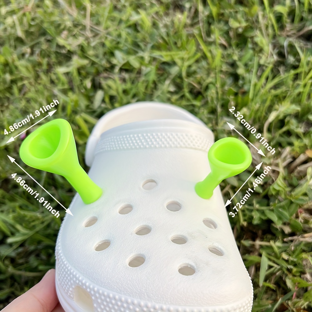 10pcs Shrek Series Shoe Charms DIY Shoe Decorations Accessories