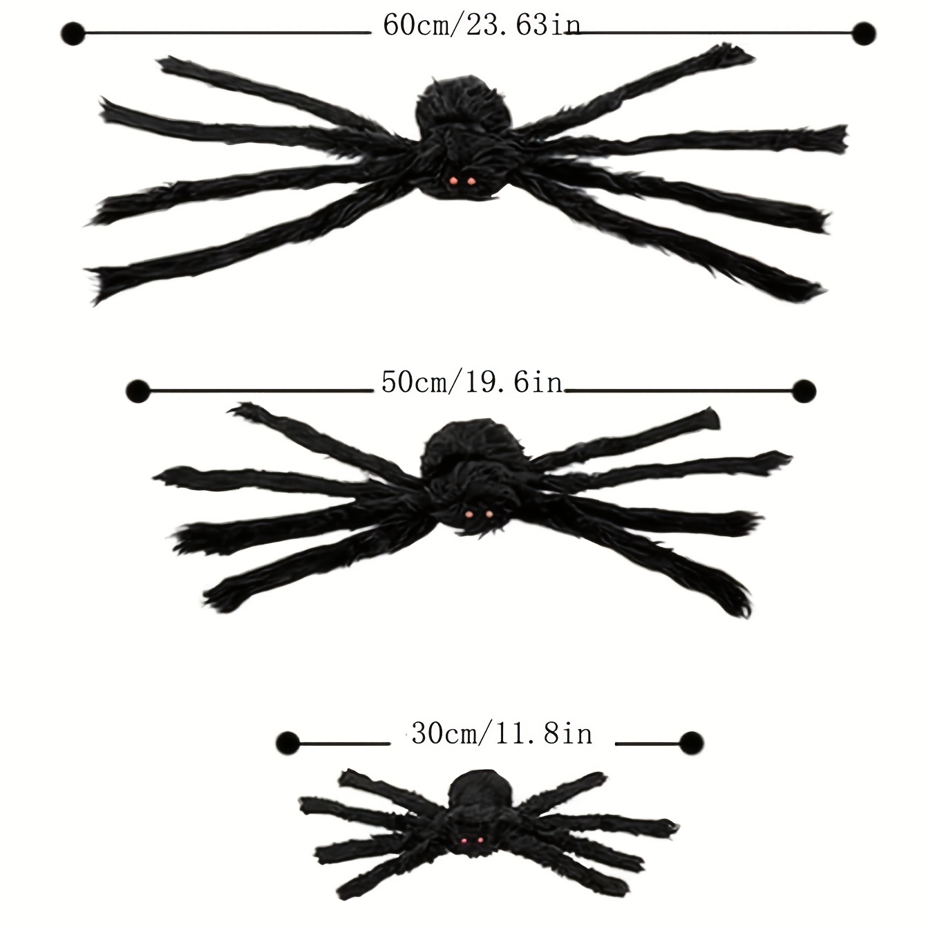 Ragni Finti, 50 Pezzi Insetti Finti Realistici, Ragni Finti Per Scherzi di  Halloween, Ragno Piccolo di 2cm per L'artigianato, Insetti di Ragno Finti  Realistici, Ragni di Plastica Neri : : Casa e