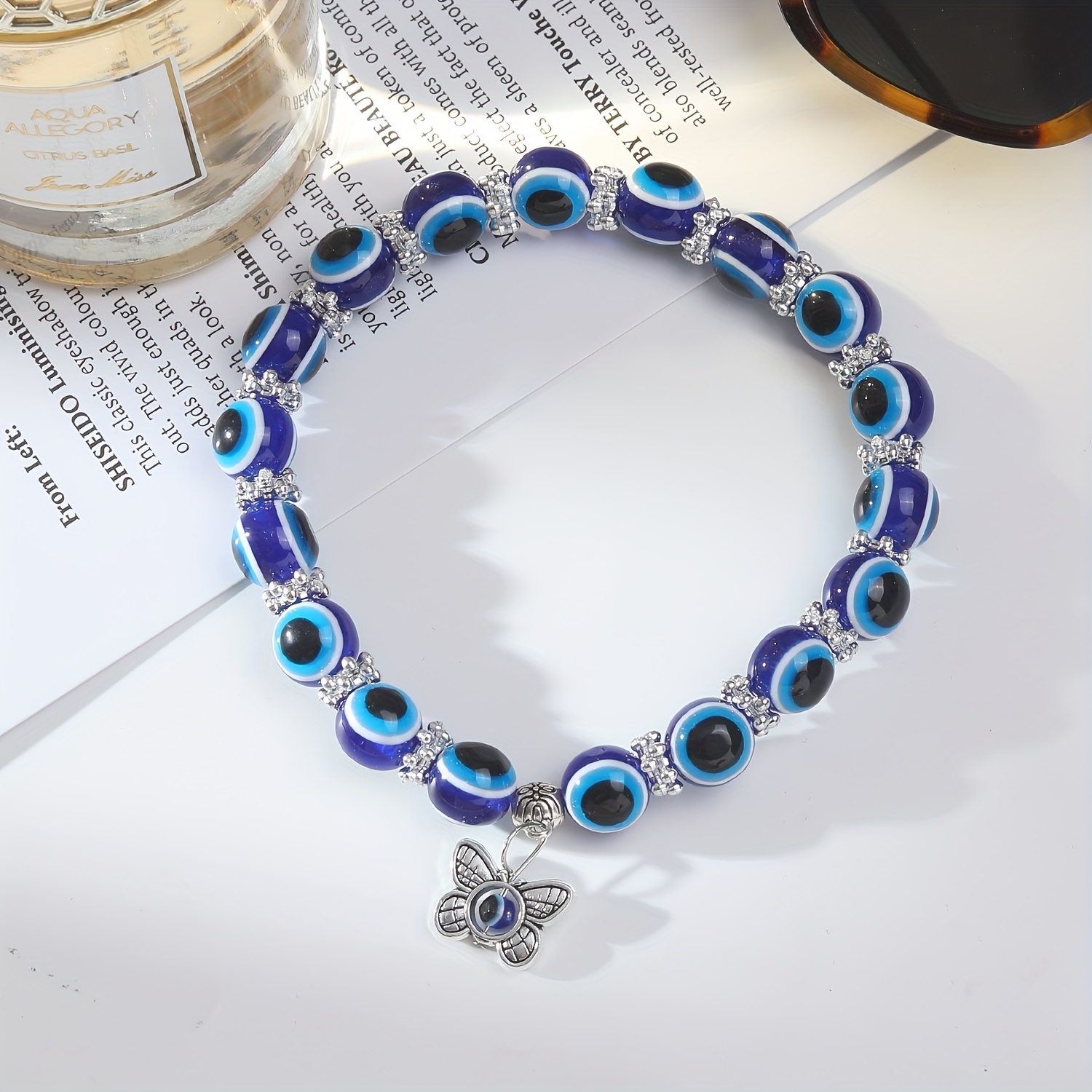 Devil's Eye Shape Pendant Anklet For Women Girls