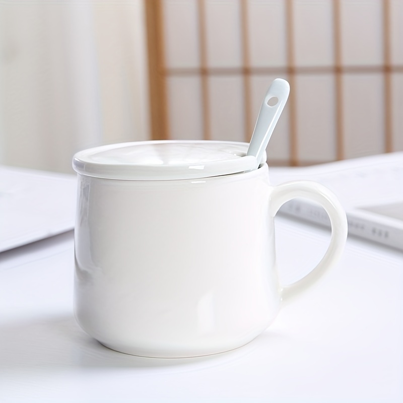  Taza esmaltada de 12 onzas – Taza de té de café con esmalte de  gato con impresión 3D, tazas de leche para el hogar con asa, regalo Love  People (XH2903-A015WH-8, 12.2 fl