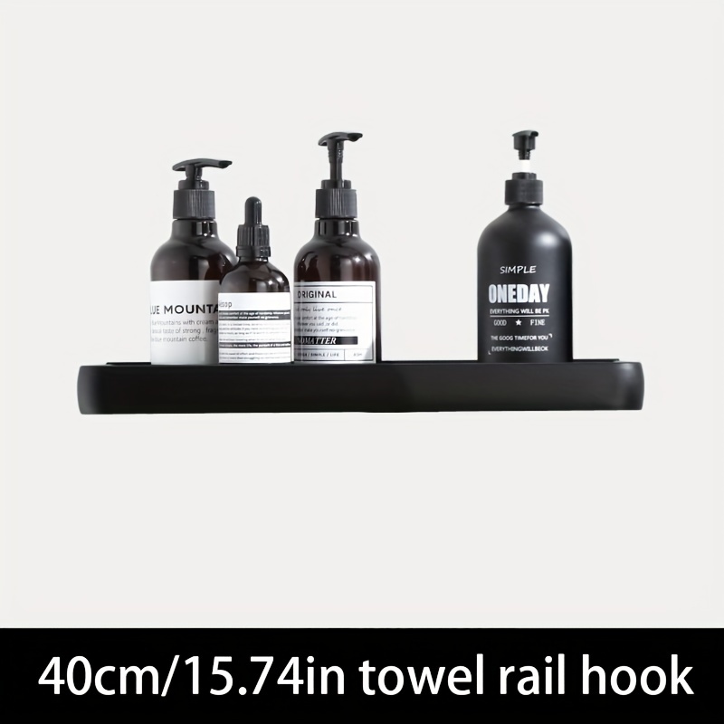 Bathroom Black Storage Rack Shampoo Shower Gel Storage - Temu