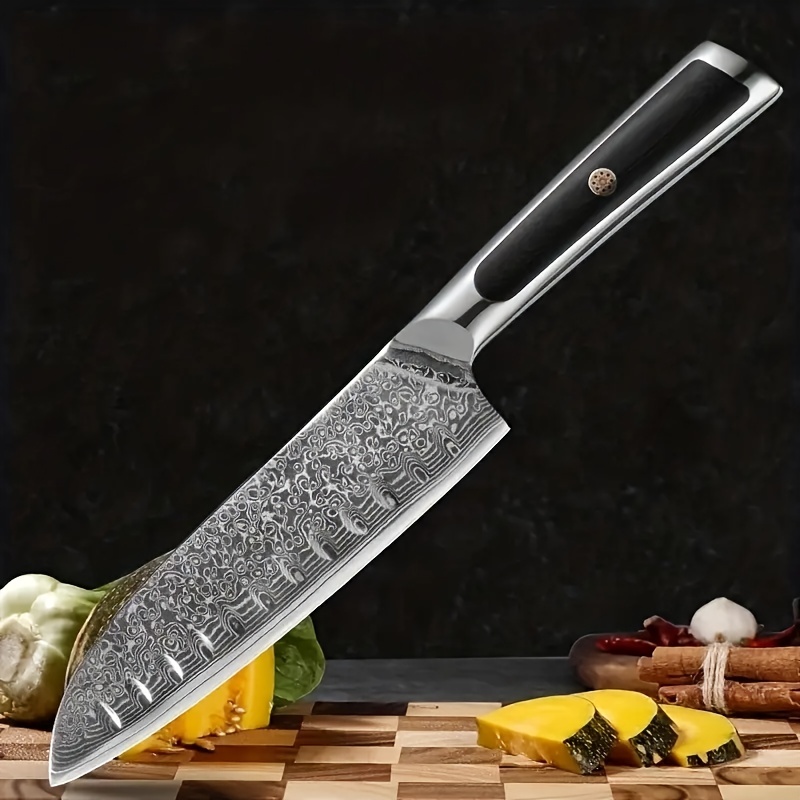 1pc Cuchillo Chef Profesional Cuchillos Cocina Damasco 8 - Temu