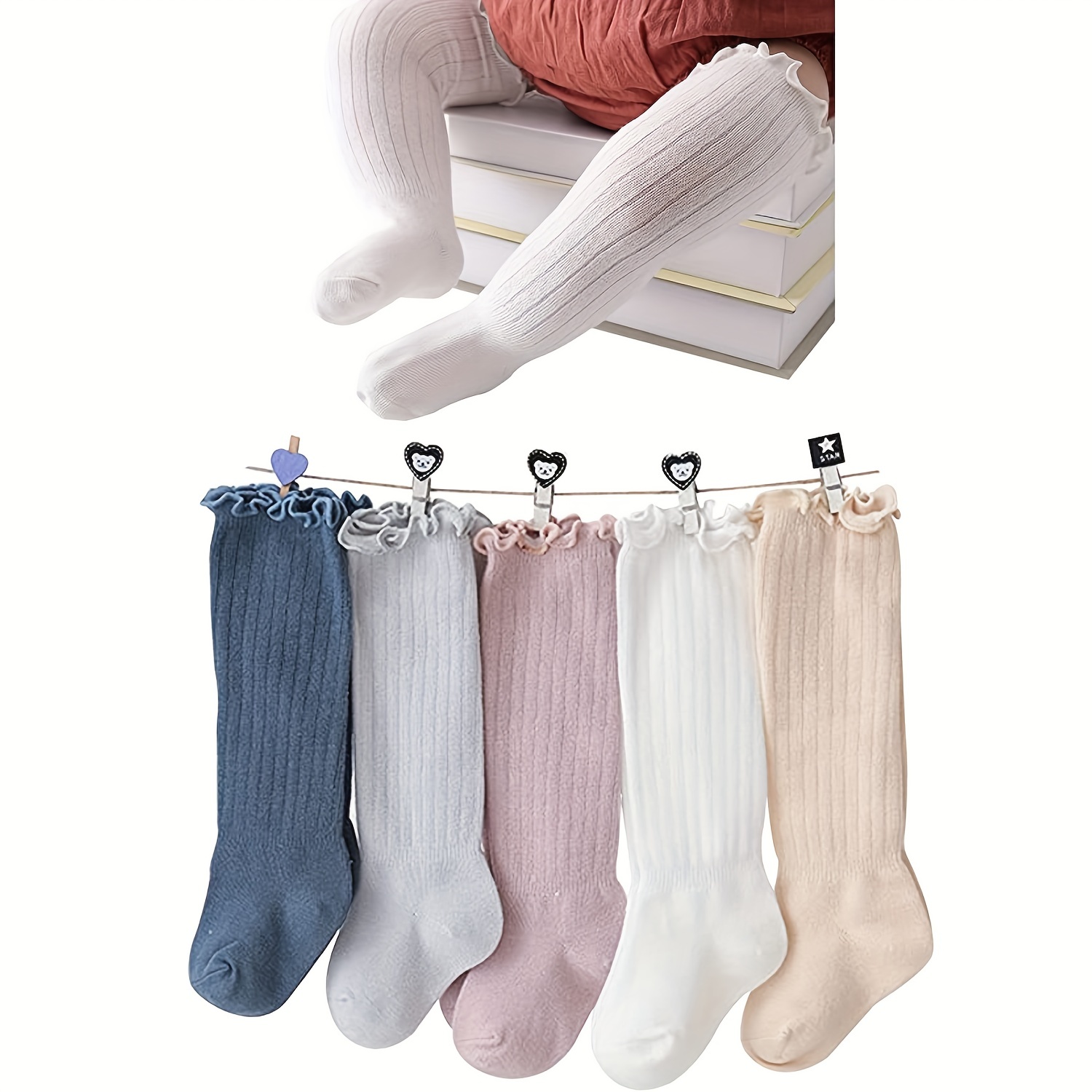 Calcetines de lana para niños, calcetines cálidos de invierno, calcetines  térmicos para niños, paquete de 6
