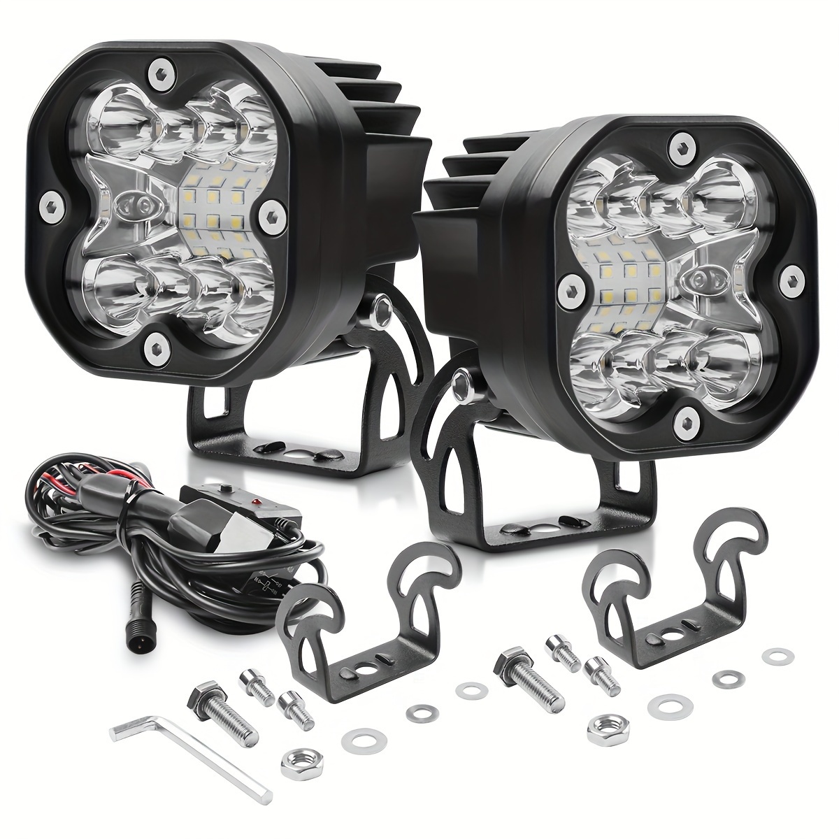 16 LED Arbeitsscheinwerfer Scheinwerfer Lamp 12V 24V Für PKW LKW