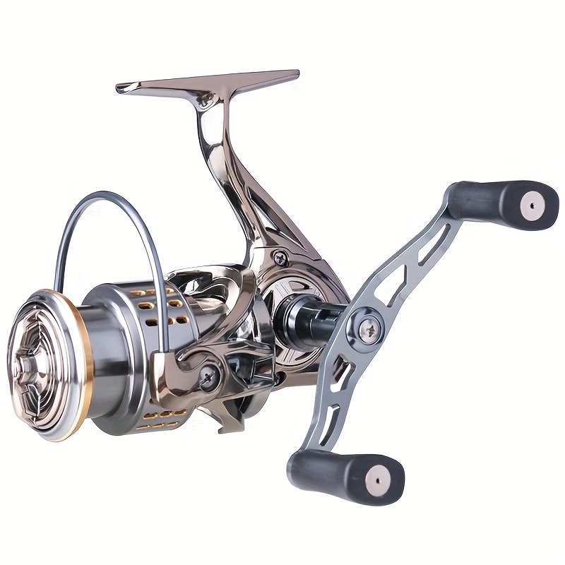 Right/Left Hand Interchangeable Spinning Fishing Reel Metal Spool