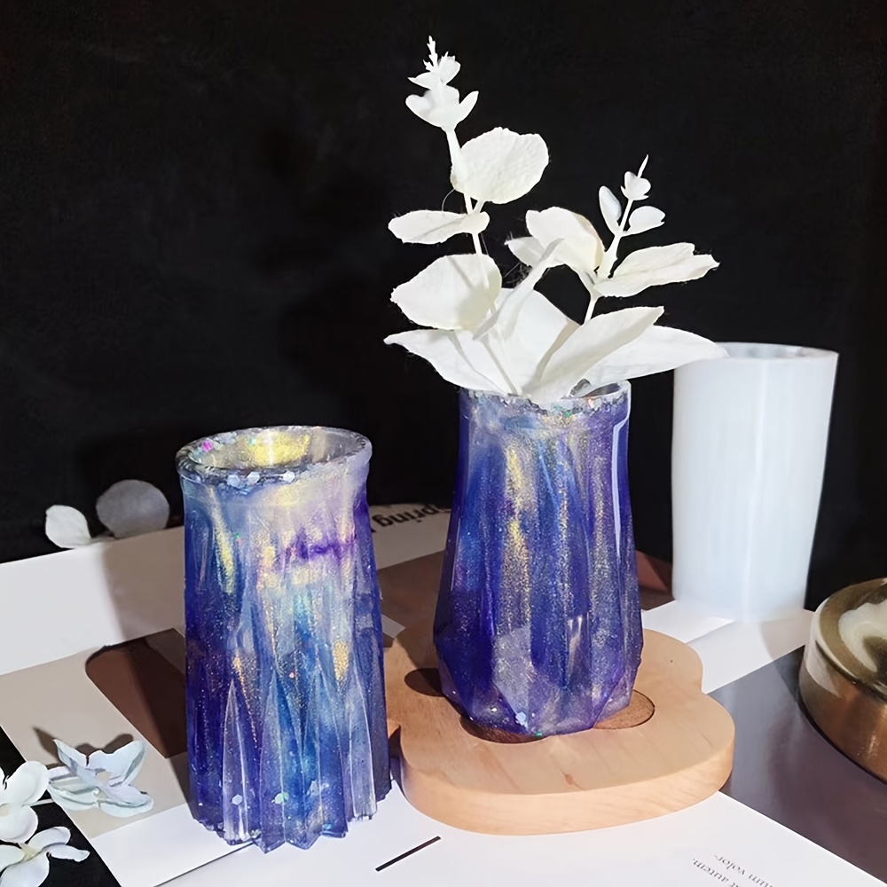 DM733 Vase Silicone Mold Epoxy Resin Makeing Set Flower