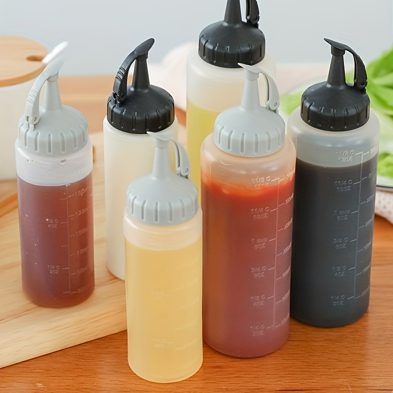 Squeeze Bottle Set, Durable Reusable Bottle, Perfect For Oil, Vinegar,  Dressing, Condiments, Syrups And Drizzling Dessert Toppings, + - Temu