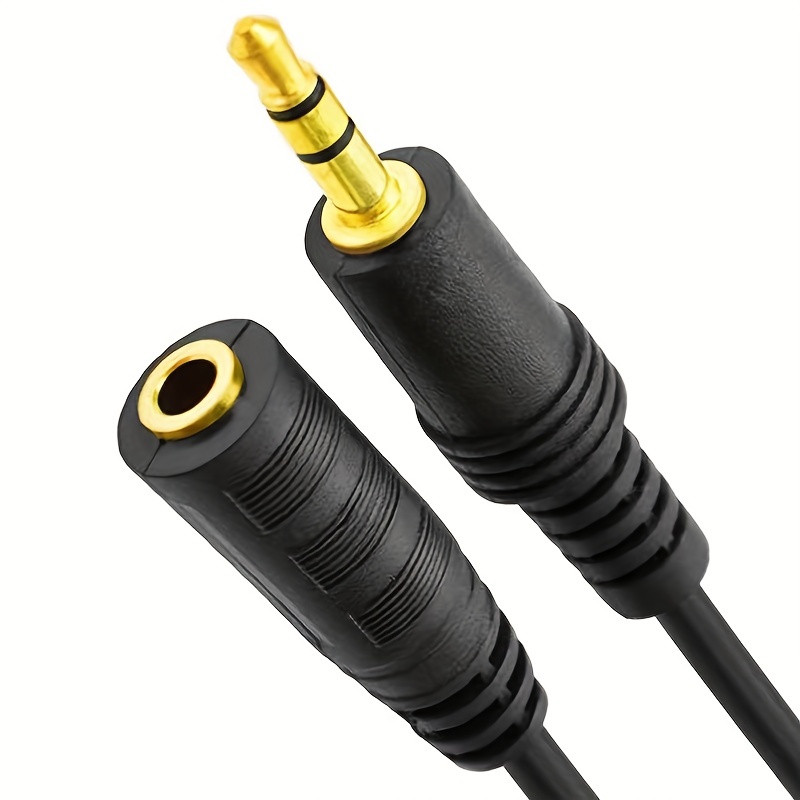2.5mm to 3.5mm Male to Male Audio Stereo Headphone Jack Spring