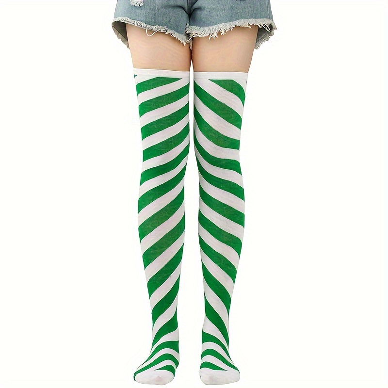 Christmas Striped Stockings, Christmas Stockings Women