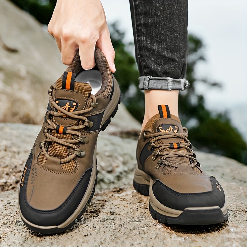 Zapatos Senderismo Aire Libre Hombres, Cómodos Transpirables Soporte Arco  Suela Antideslizante Viajes Montañismo - Calzado Hombre - Temu
