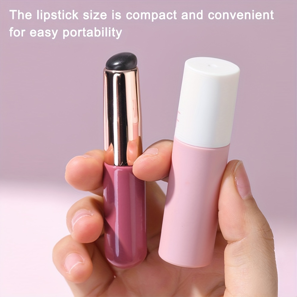 Silicone Lip Brush With Lid Easy And Efficient Lipstick - Temu