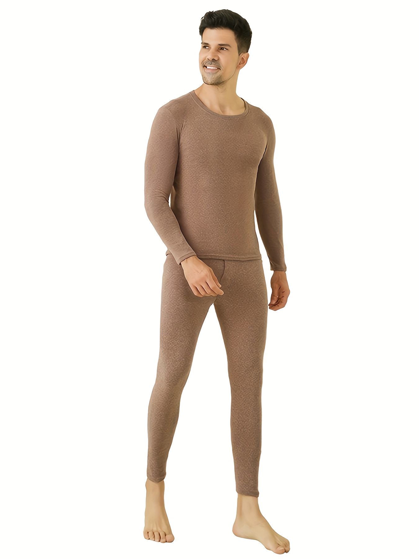 Thermal Underwear Set Men Long Johns Set Ultra Soft Lined - Temu