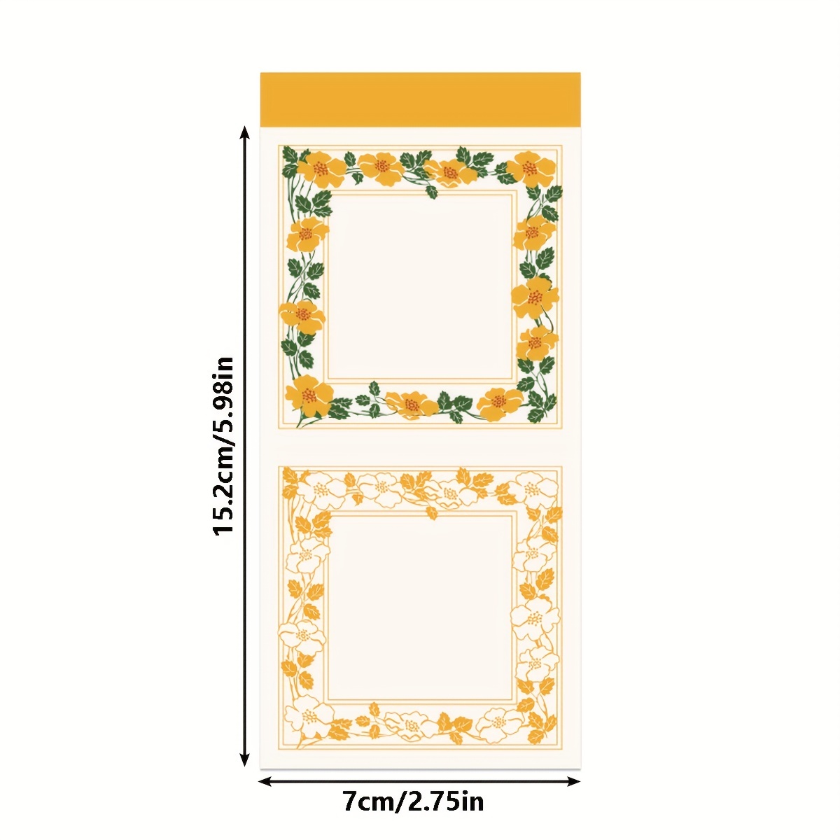 Retro Plant Tearable Journal Decorative Sticky Note Paper