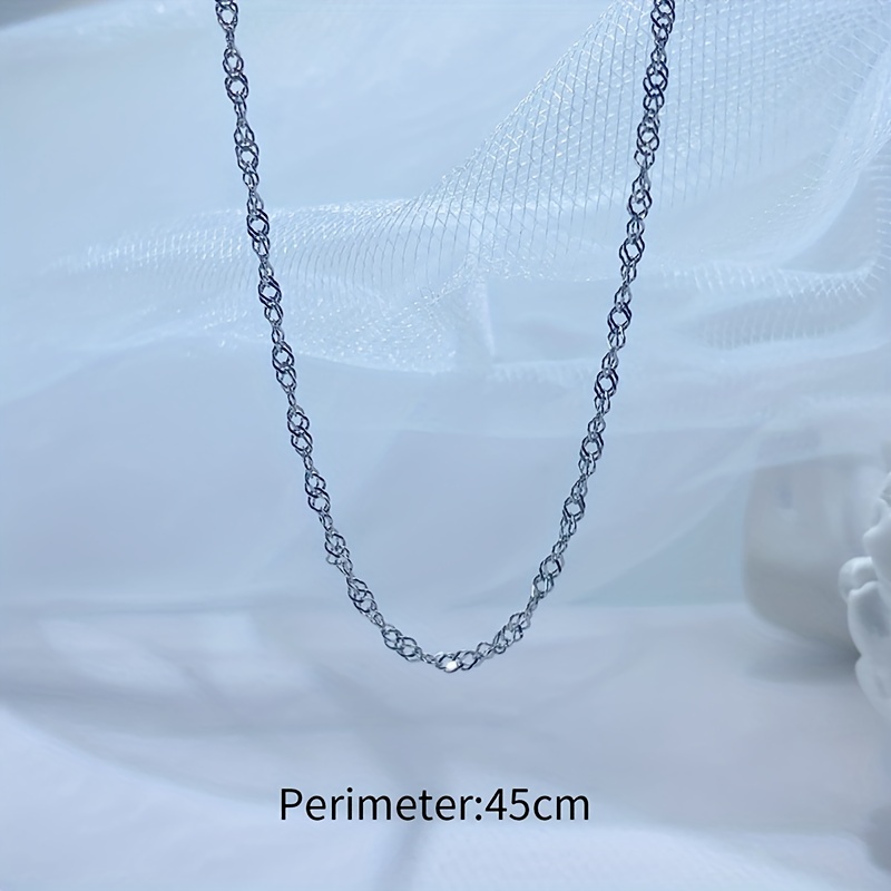 925 Sterling Silver Chain Necklace Without Pendant