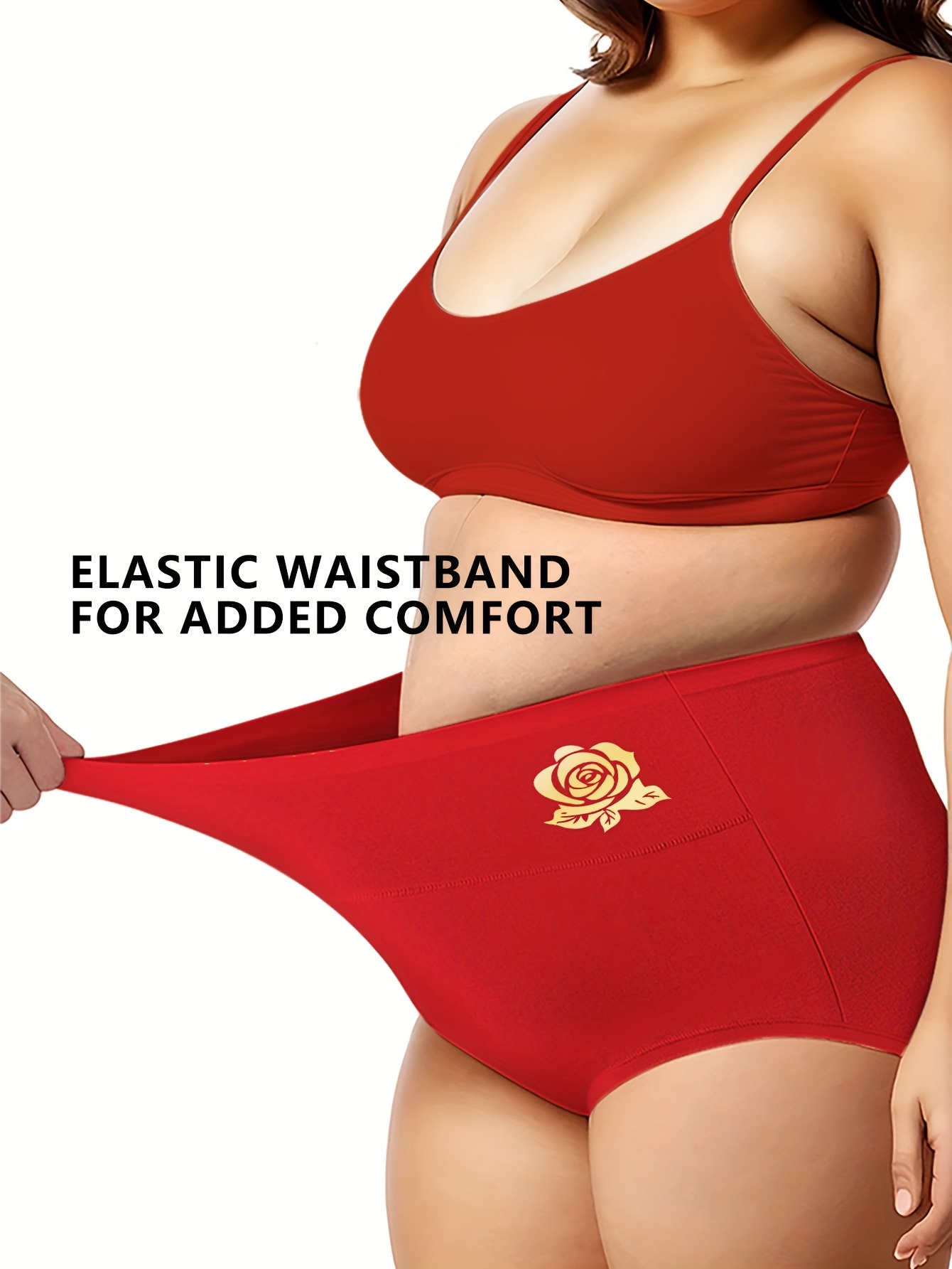 Buy Red Rose - High Waist Panty For Women - Tummy Shaper Panties