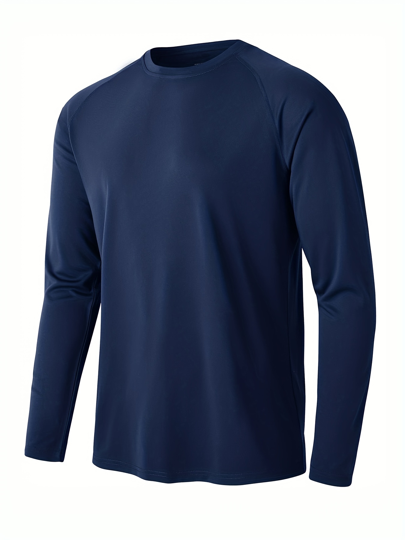 Men's Sun Protection Shirt: Quick-Dry, UPF 50+, Long-Sleeve Rash Guard for Fishing, Running, and Hiking,Temu