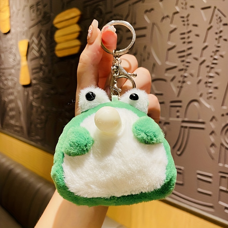 Cartoon Cute Frog Keychain Key Ring Backpack Ornaments Women - Temu