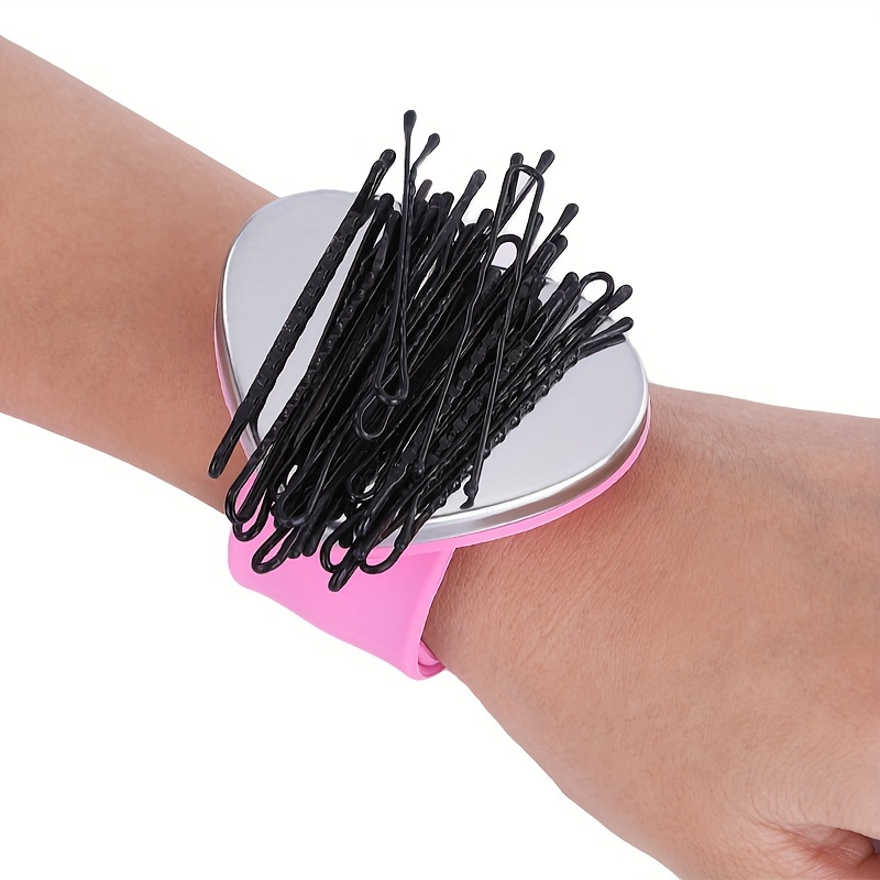ABOOFAN wrist brace wrist bands magnetic bobby pin holder pin holder  bracelet magnetic wrist band wrist pin cushion bracelet pin holder Silica  gel