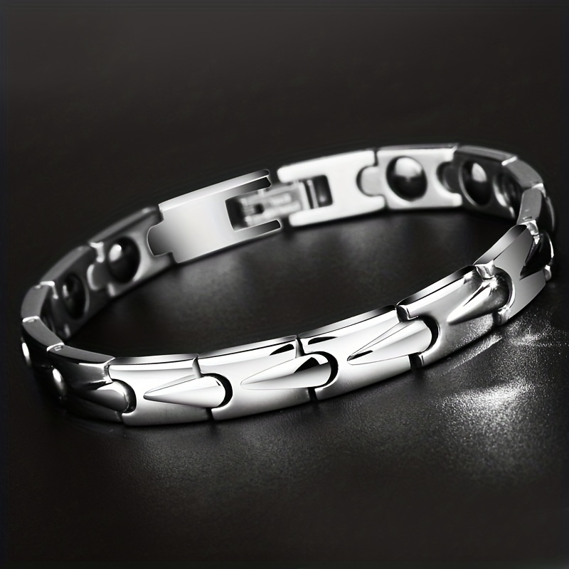 

1pc Titanium Steel Bracelet, Unisex Gift, For Men And Women