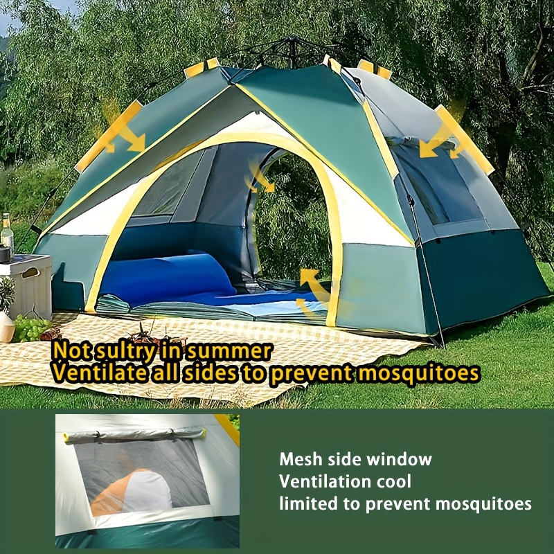 Waterproof Windproof Two Doors Easy Setup Double Layer Outdoor