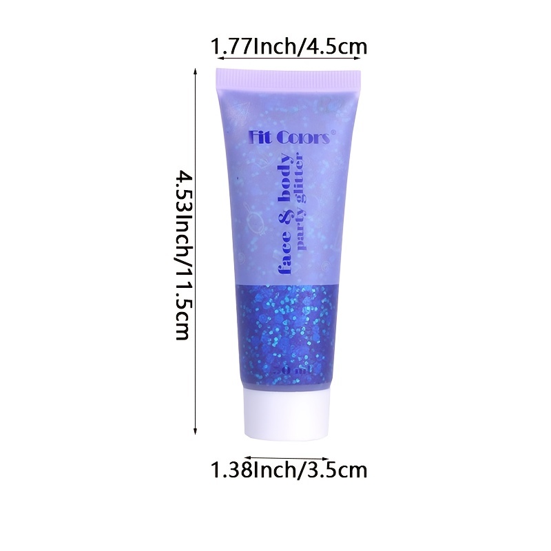 Set Gel Corpo Glitter A 10 Colori Sirena Crema Scintillante - Temu