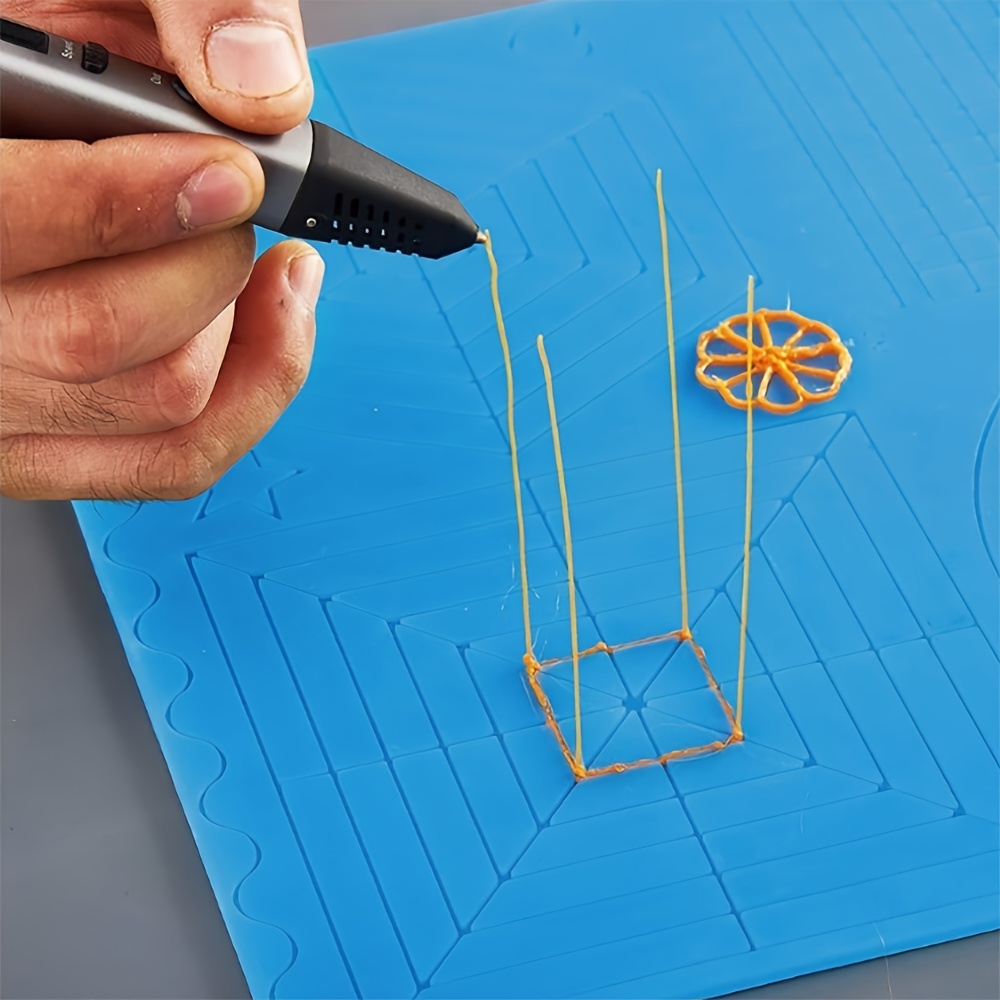 3D Printing Pen Mat Drawing Board, Silicone Drawing Mat, 3D Pen