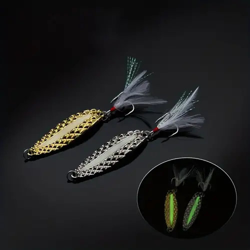 Electroplated Jigbaits Rotating Sequin Perfect Sea Fishing - Temu