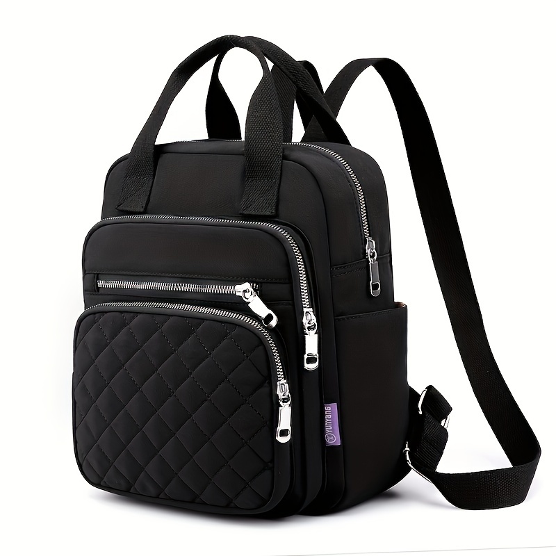 Japan Anello Backpack Unisex MINI SMALL BLACK Rucksack Waterproof