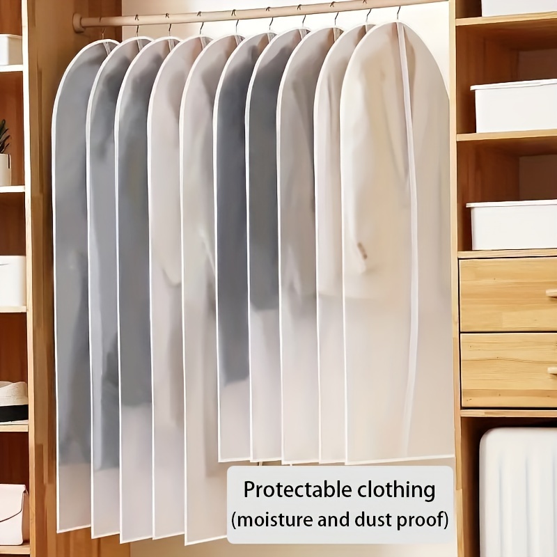 Transparent Dust-Proof Storage Bag Organizer Non-Woven Clothes