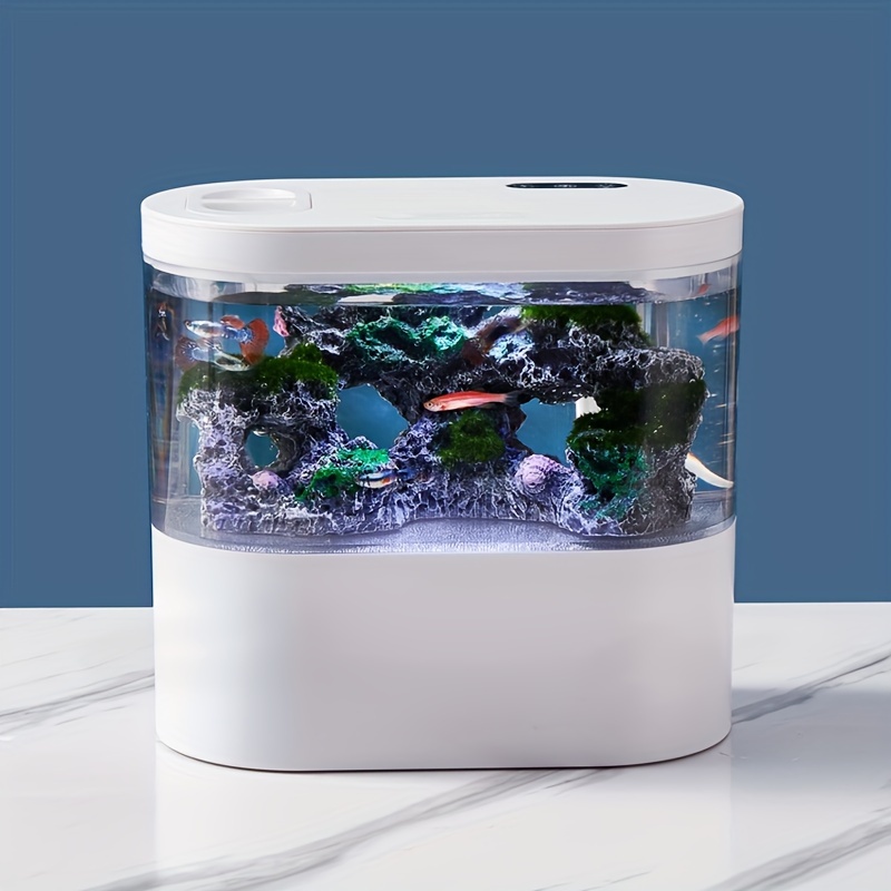 Small Fish Tank Aquarium Fish Tank Starter Kit Mini Betta - Temu