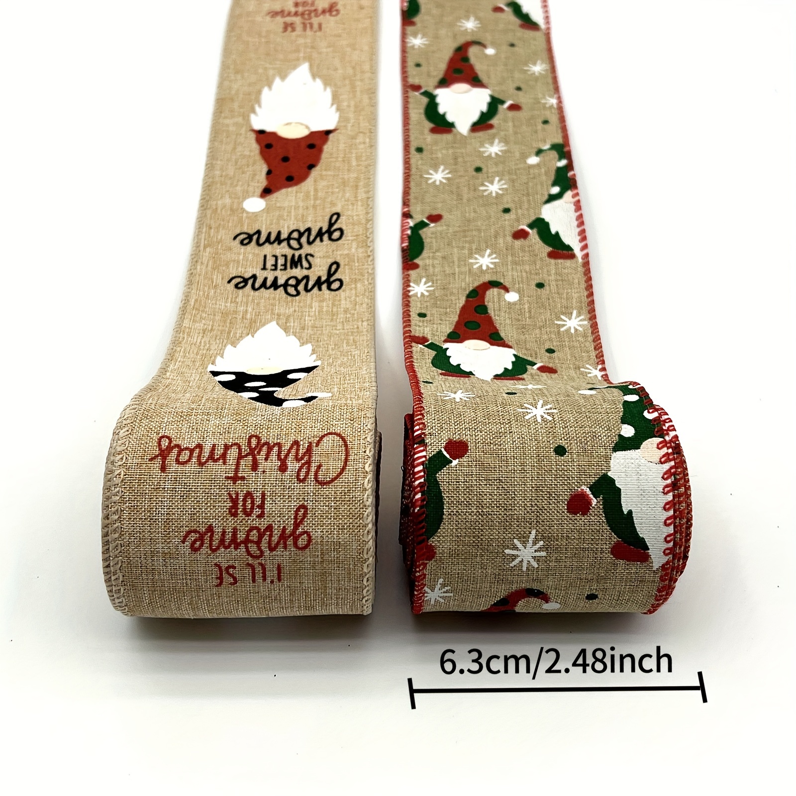 Brown Christmas Ribbon For Holiday Christmas Trees Christmas - Temu