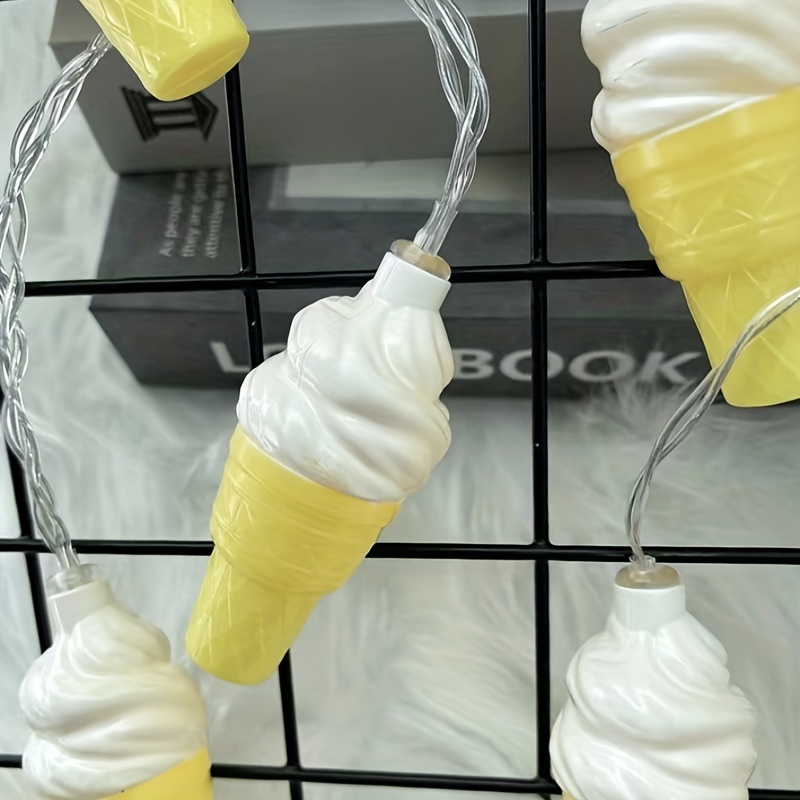 

Led Ice Cream String Lights, Indoor Decorative String Lights, Ice Cream Small Color Lights, Holiday Lights Ice Cream