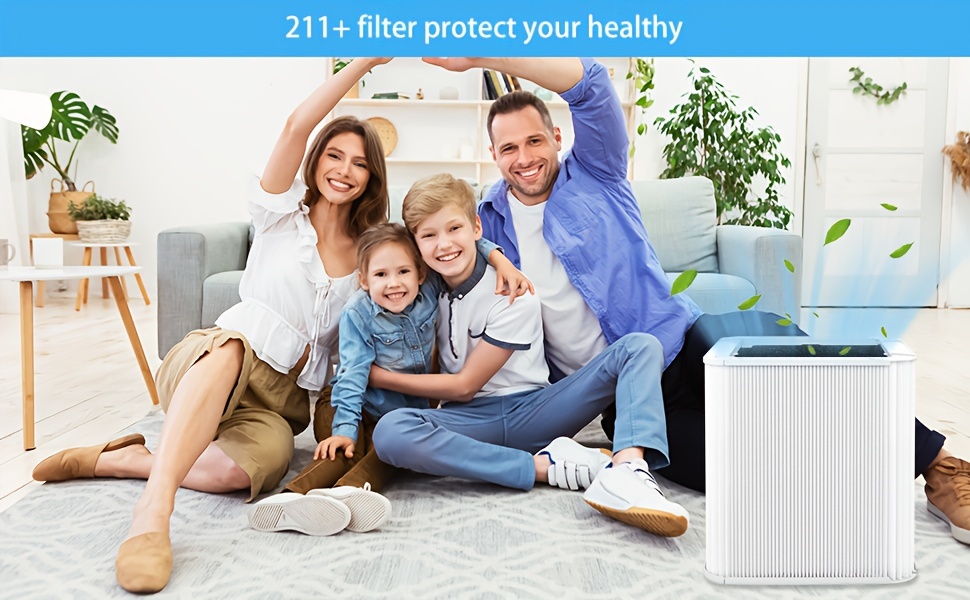 Tablenco 3-in-1 LV-H133 Air Purifier Filter Replacement, H13 Grade