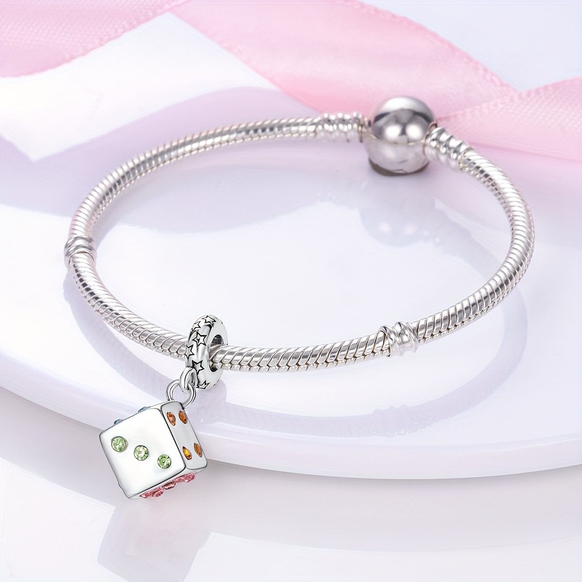 Card Bracelet Play Card Charm Bangle Dice Bangle Gambling Gift Poker Charm Lucky Card Charm Dice Gift Personalized Gift Best Christmas Gift
