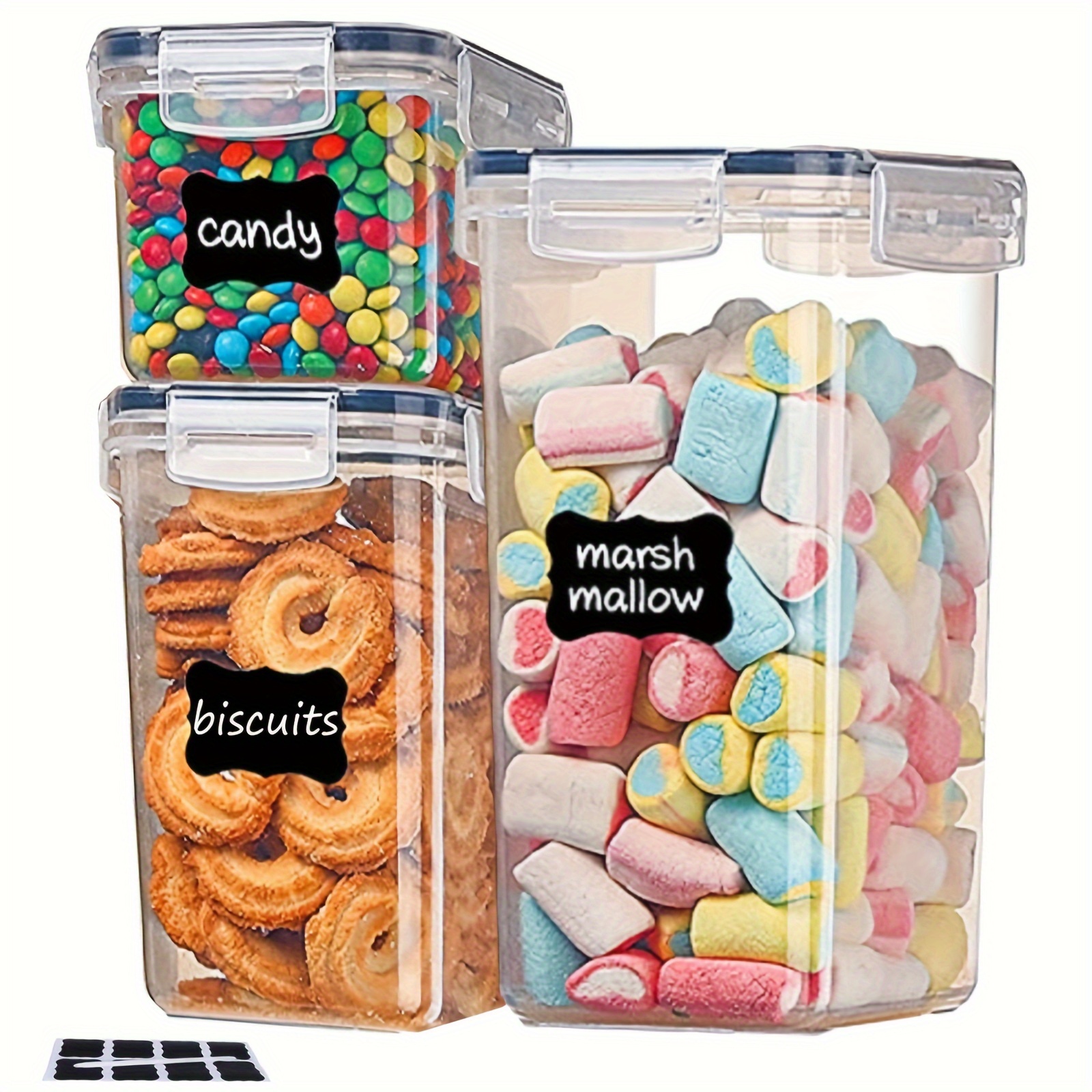 Cereal Containers Storage 2 to 6 Pack Airtight Food Storage Containers